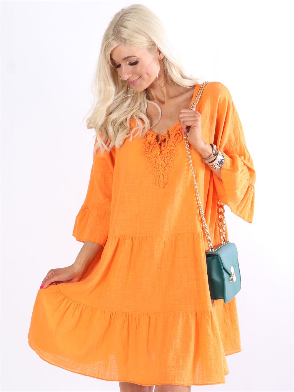 Arizona - Klänning med broderi